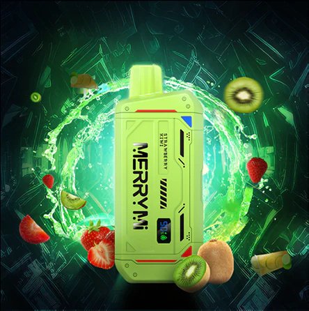 E-Papierosy MerryMi M-Mecha 16 000 Strawberry Kiwi 1 E-Papierosy MerryMi M-Mecha 16 000 Strawberry Kiwi