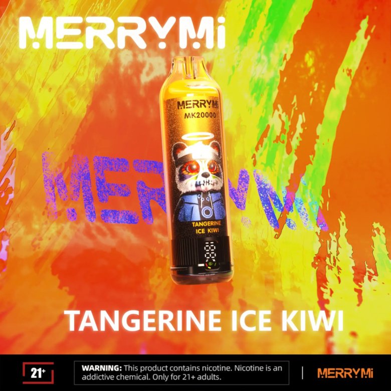 E-Papierosy MerryMi Mk 20 000 Tangerine Ice Kiwi 1 E-Papierosy MerryMi Mk 20 000 Tangerine Ice Kiwi