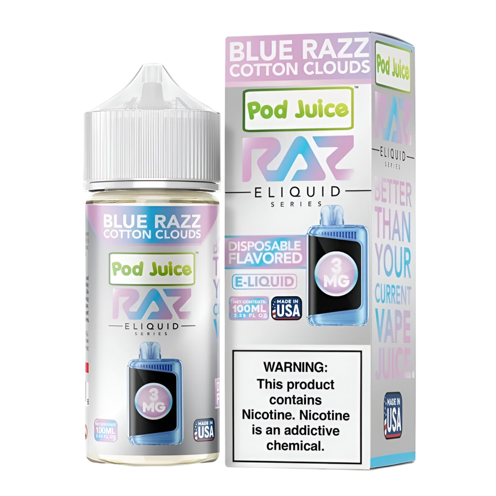 Pod Juice x RAZ Freebase Vape Juice 1 Pod Juice x RAZ Freebase Vape Juice