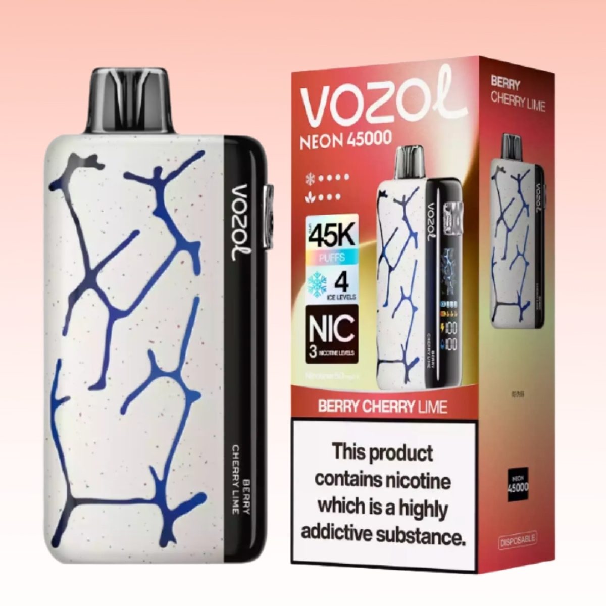 Vozol Neon 45000 Puffs 1 Vozol Neon 45000 Puffs